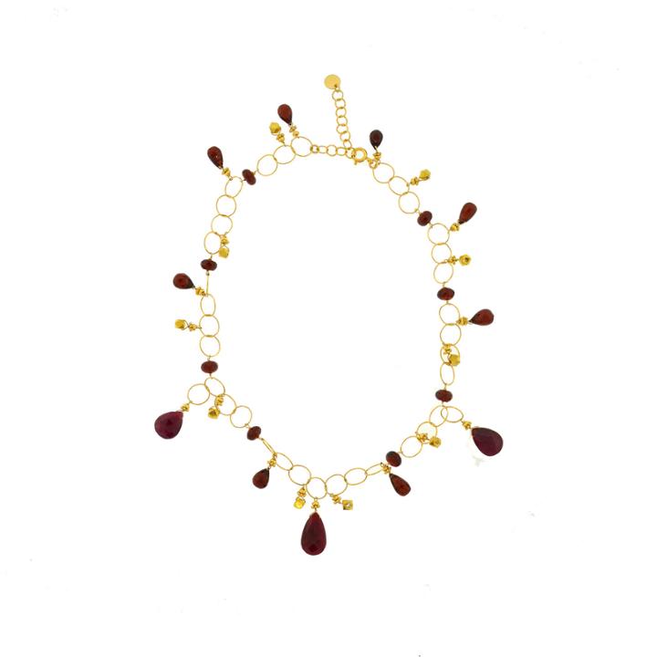Mabel Chong - Garnet And Ruby Necklace