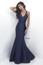 Intrigue - Mikado Halter Neck Ruffled Mermaid Dress 286