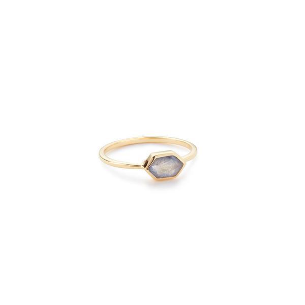 Margaret Elizabeth - Hex Ring Labradorite