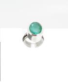 Lori Kaplan Jewelry - Large Fluorite Sterling Cocktail Ring