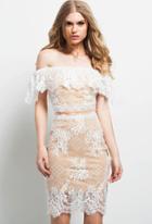 Jovani - 49816 Lace Off Shoulder Sheath Dress
