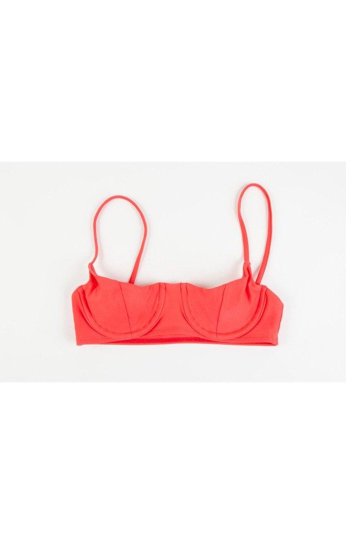 Lolli Swimwear - Juicy Top In Dk Coral