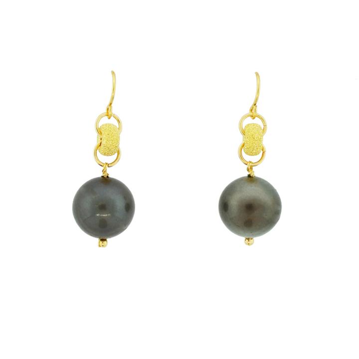 Mabel Chong - Tahitian Pearl Earrings