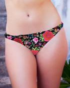 Nicolita Swimwear - Isabella Slider Bottom In Spanish Rose