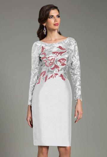Feriani Couture - 18474 Sequined Sheer Short Dress