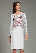 Feriani Couture - 18474 Sequined Sheer Short Dress