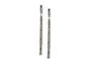 Tresor Collection - Lattice Dangling Bar Earings With Diamond In 18k White Gold