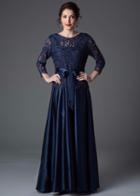 Soulmates - 1601 Beaded Embroidered Evening Gown