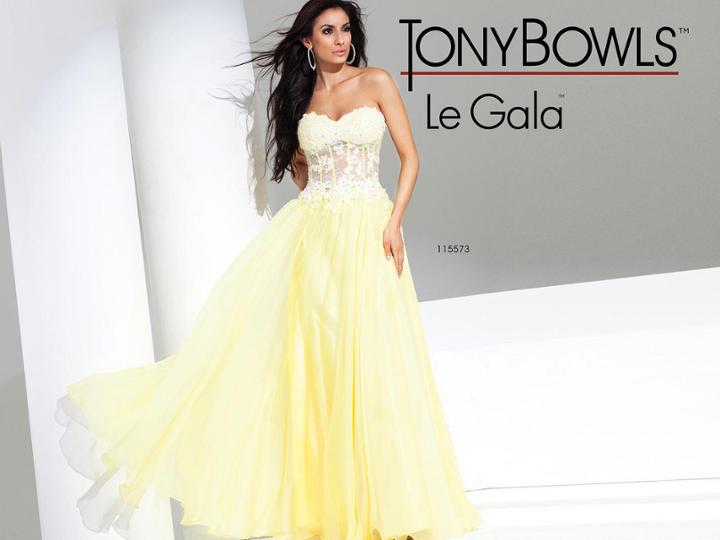 La Gala Prom By Mon Cheri - 115573 Long Dress In Yellow