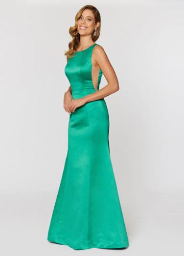 Ashley Lauren - 1195 Illusion Cut Out Evening Dress