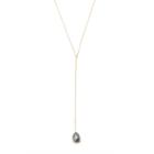 Margaret Elizabeth - Teardrop Lariat Labradorite