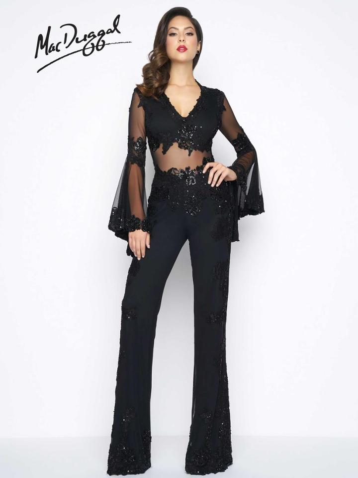 Mac Duggal - Black White Red Style 1999r