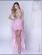 Nina Canacci - 4062 Dress In Baby Pink