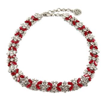 Ben-amun - Ruby Deco Crystal Necklace