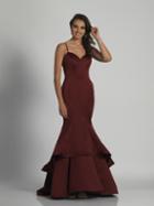 Dave & Johnny - A5861 Thin Strapped Sweetheart Mermaid Dress