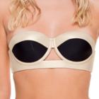 Luli Fama - Cut Out Underwire Top In Black Gold (l502419)