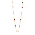 Ashley Schenkein Jewelry - Barcelona Bezel Multi Gemstone Necklace