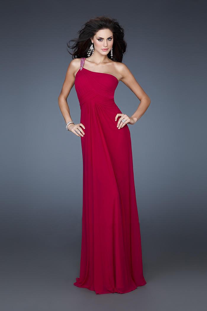 La Femme - 18288 Bead Embellished Sheath Dress