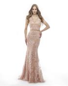 Morrell Maxie - 15806 Two Piece Lace Trumpet Dress