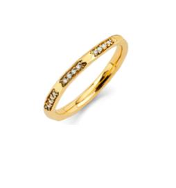Logan Hollowell - 4 Diamond Row Stack Ring