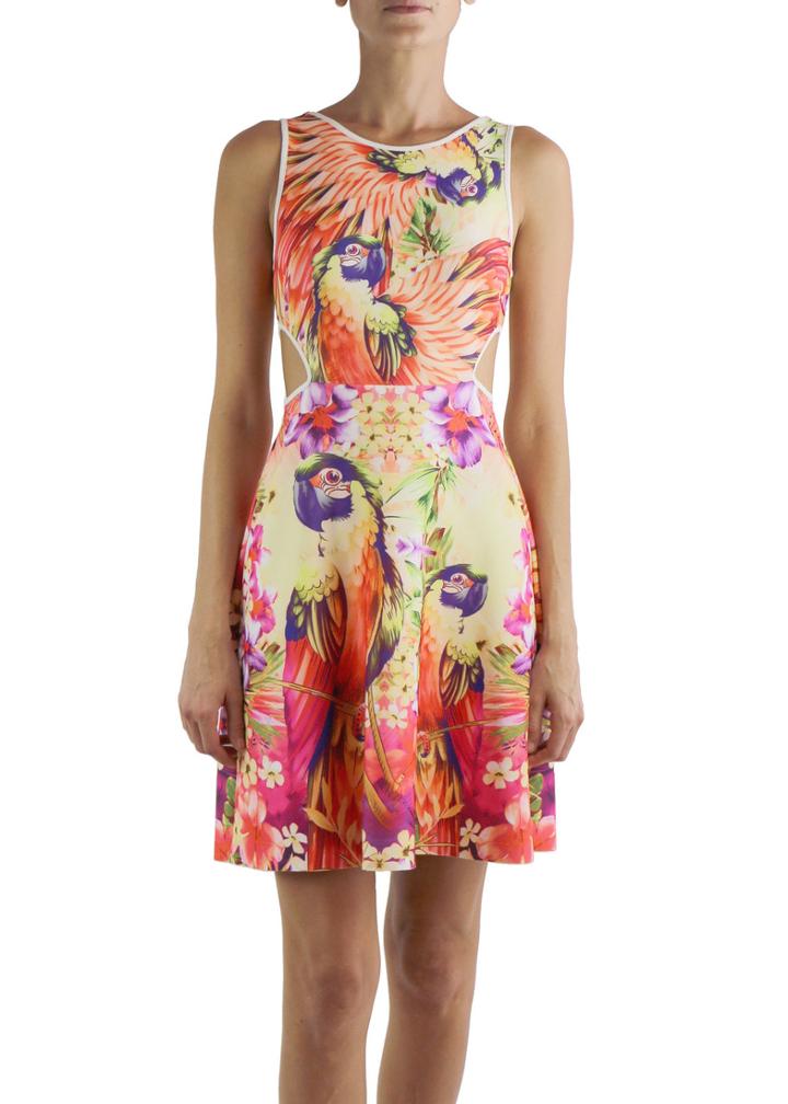 Johanne Beck - Claudette A Line Dress Tropics 1s