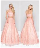 Colors Dress - 1947 Two Piece Strapless Lace Evening Dress