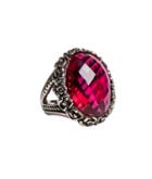 Femme Metale Jewelry - Ring Around The Rosie Ring Ruby Red