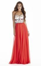 Jolene Collection - 17076 Beaded Strapless Evening Gown