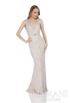 Terani Evening - Sleeveless V Neck Long Dress 1612gl0501b