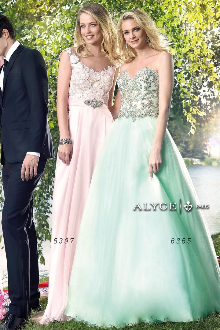 Alyce Paris - 6365 Prom Dress In Mint