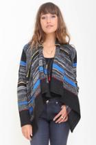 Goddis - Boca Cropped Cardigan In Bullseye
