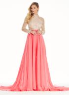 Ashley Lauren - 1276 Beaded Chiffon Evening Dress
