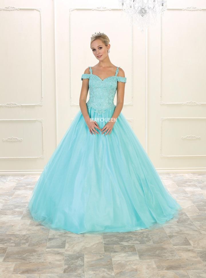 May Queen - Beaded Lace Sweetheart Ballgown
