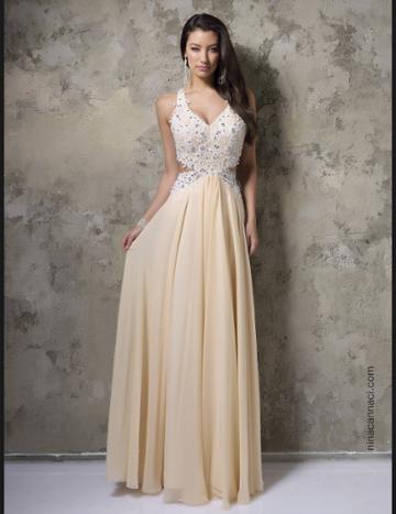 Nina Canacci - 1244 Dress In White/nude