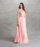Aspeed - L1491 Embellished Fitted A-line Evening Gown