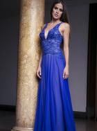 Baccio Couture - Rebecca - 2787 Painted Long Dress