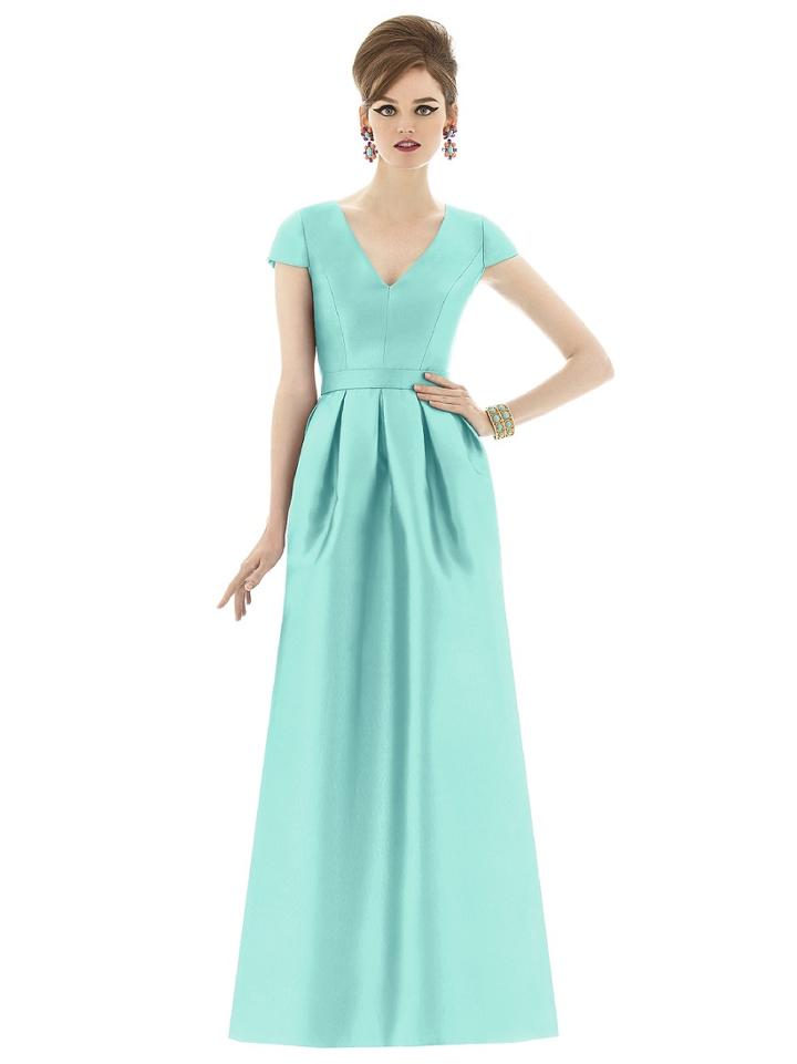 Alfred Sung - D657 Bridesmaid Dress In Coastal