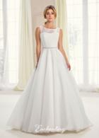Enchanting By Mon Cheri - 217112 Organza Satin A-line Wedding Gown