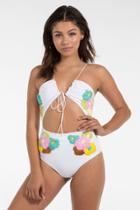 Lolli Swimwear - Smitten One Piece In Blooms White