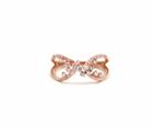 Tresor Collection - Diamond Crossover Ring In 18k Rose Gold
