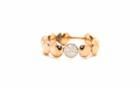 Tresor Collection - Lente Ring With Diamond Accent In 18k Rose Gold 1720317508