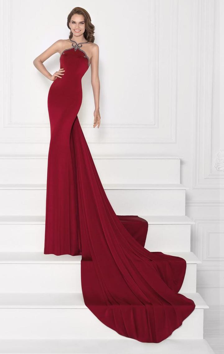 Tarik Ediz - Beaded Panel Gown 92669