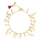 Montce Swim - Shashi X Lightning Charm Bracelet (yellow Gold)