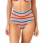 Montce Swim - 70's Stripe High Rise Bottom