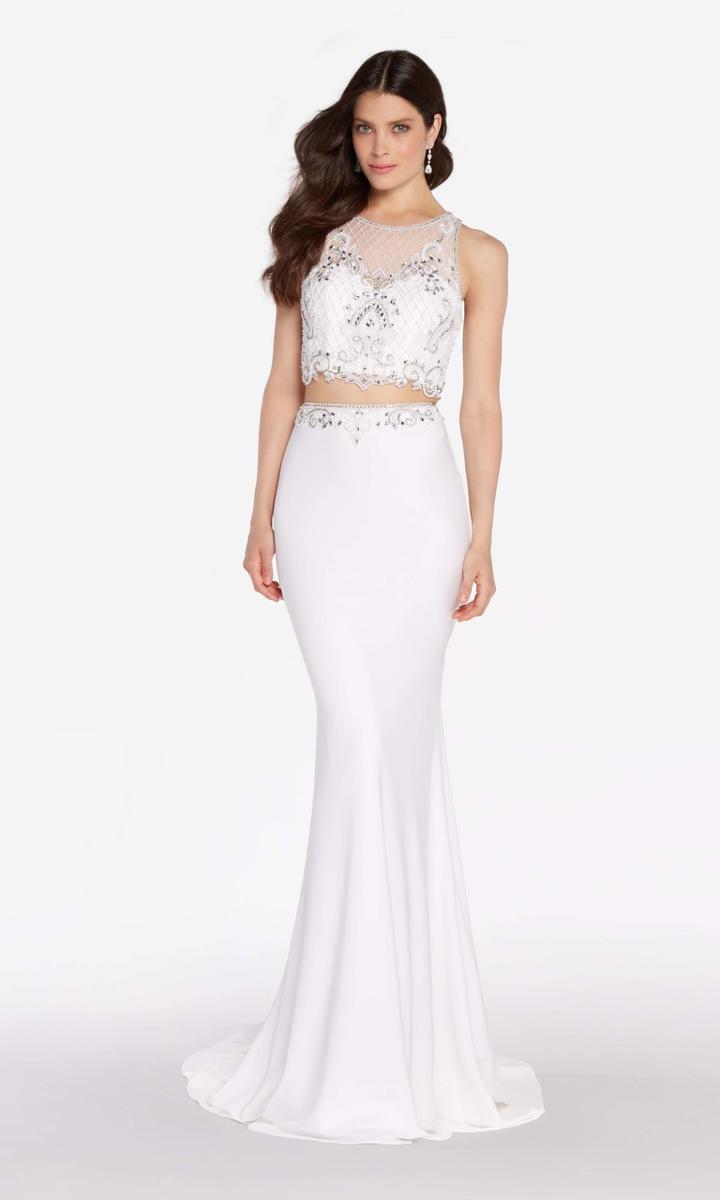 Alyce Paris - 60016 Bead Embellished Lattice Two Piece Dress