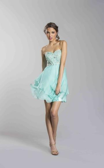 Aspeed - S1264 Embellished Sweetheart Homecoming Dress
