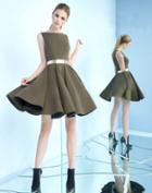 Ieena For Mac Duggal - 25607i Bateau Neck A-line Dress