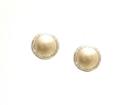 Tresor Collection - Lente Stud Earrings In 18k Yellow Gold With Pave Diamond 1595176708
