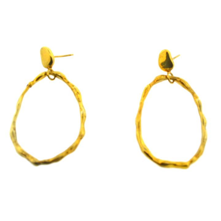 Mabel Chong - Golden Bamboo Hoops