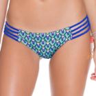 Luli Fama - Braided Lo-rise Hipster Bottom In Electric Blue (l47057b)